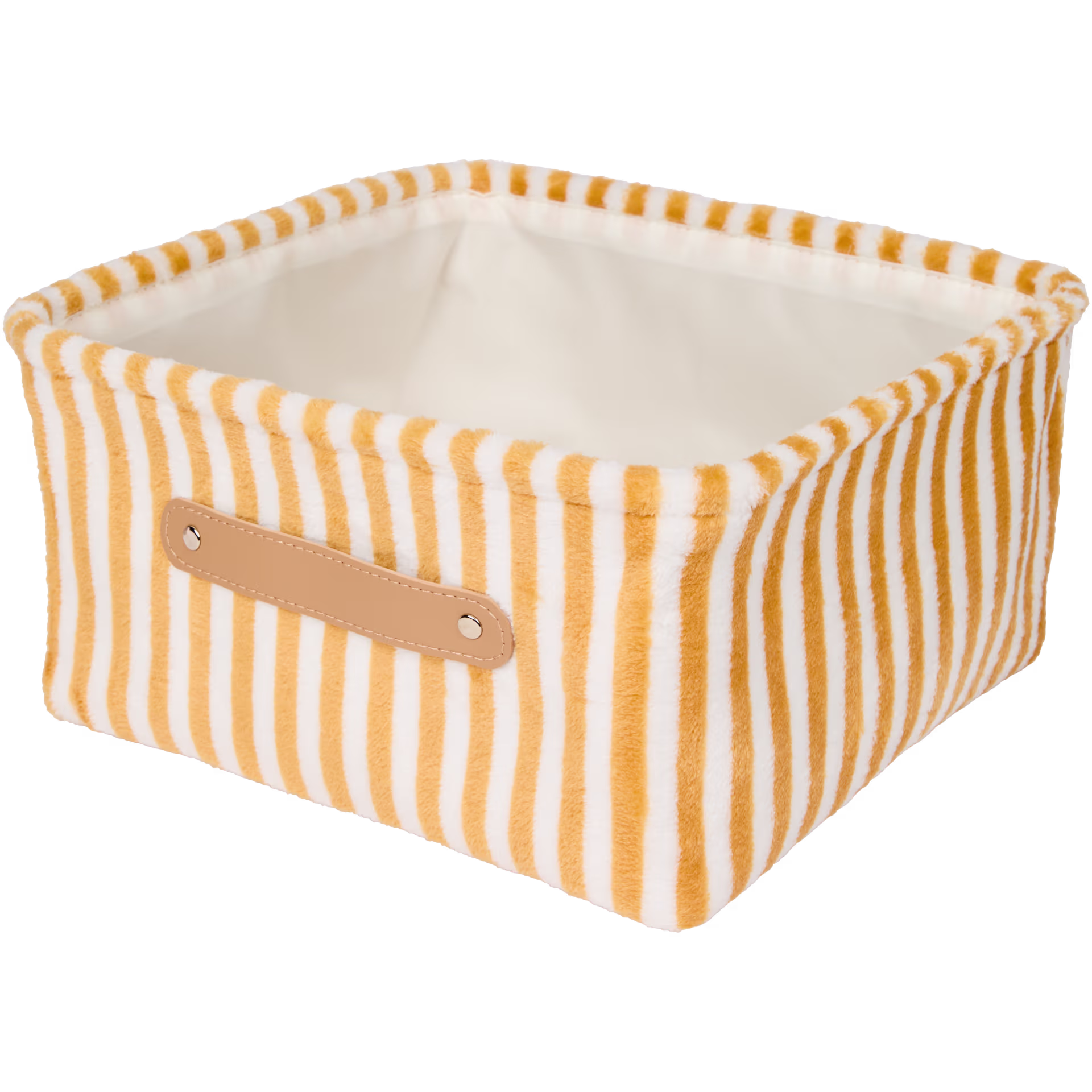 Panier de rangement en teddy 31x29x15 cm _1
