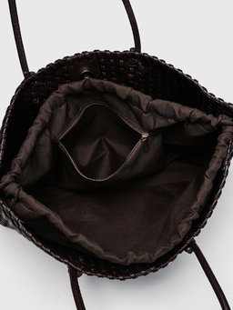 Zara wooden tote bag 
