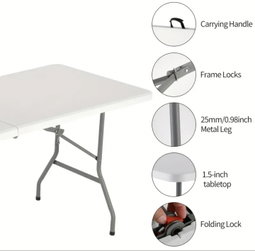 Newstorm 6ft Foldable Rectangular Table