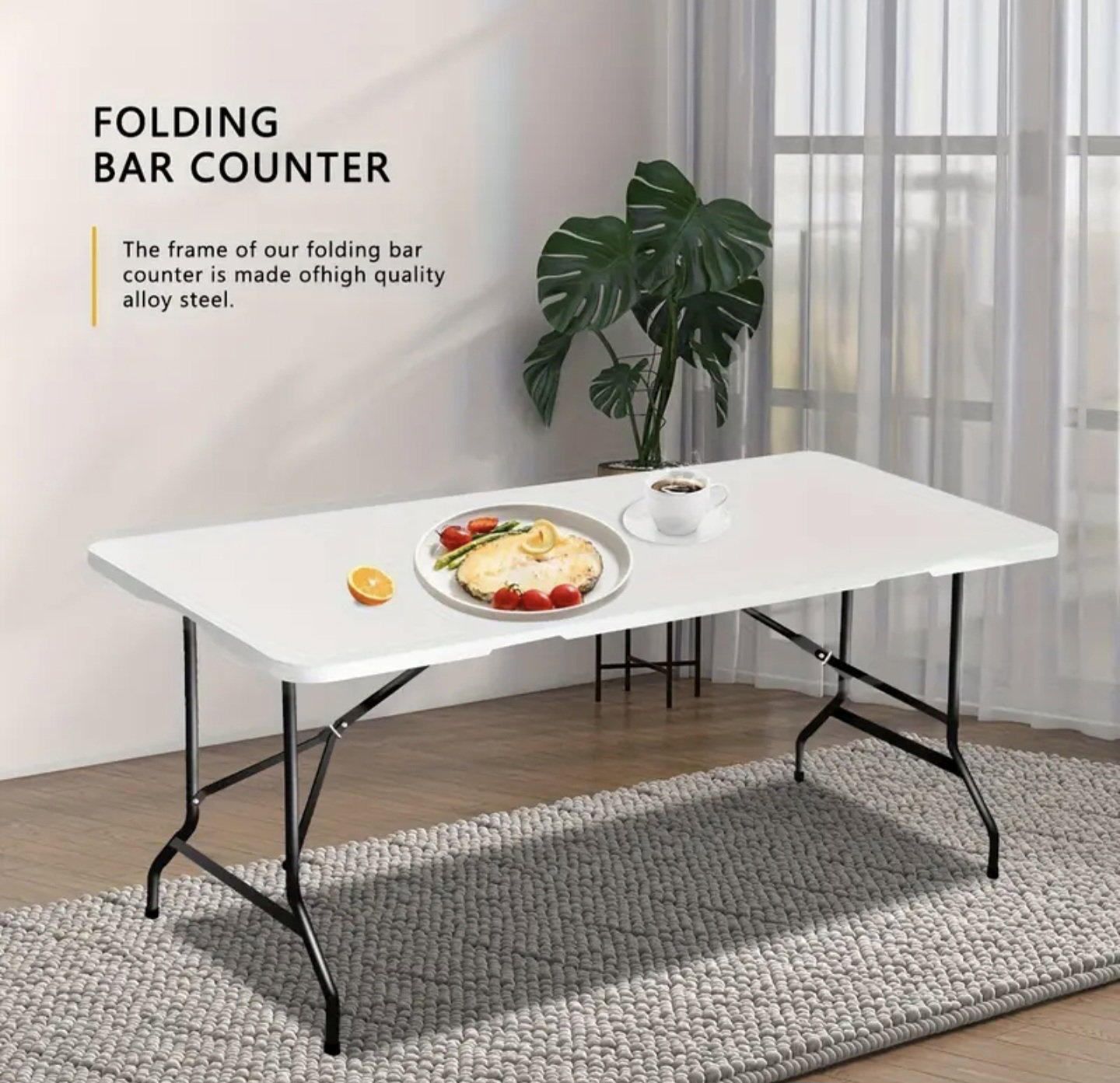 Newstorm 6ft Foldable Rectangular Table_15
