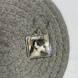 Square Photo Keychain