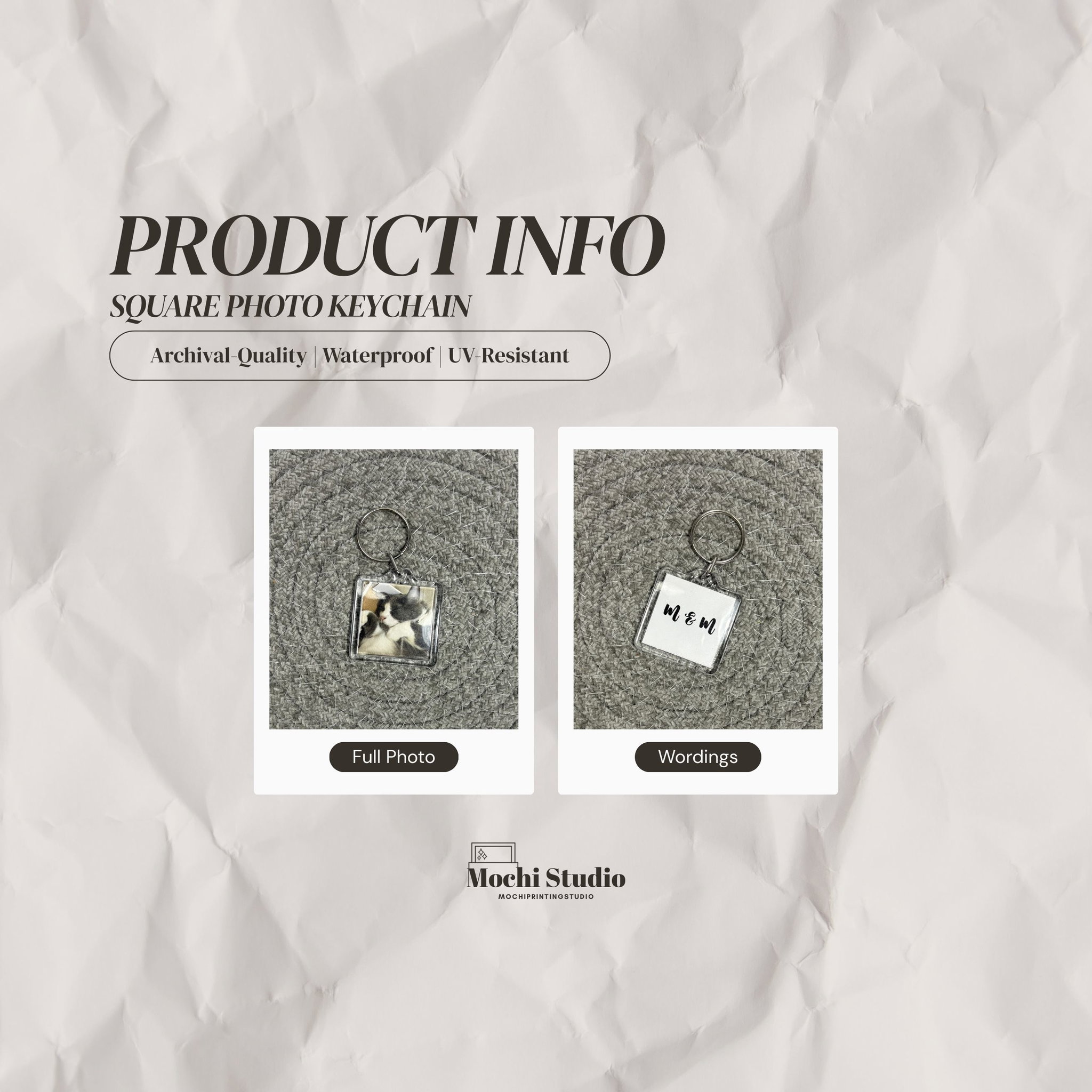 Square Photo Keychain_1