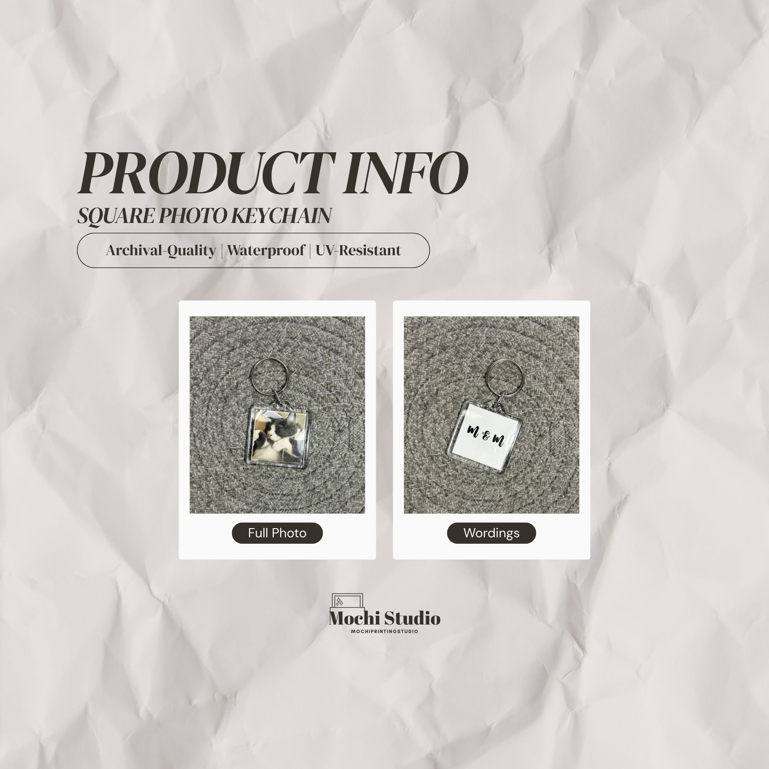 Square Photo Keychain_1