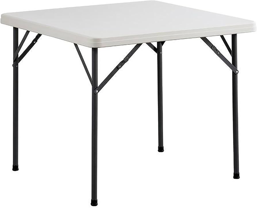 Table For Party Desk Folding Table Outdoor Table Folding Square Table, Portable Home Outdoor Dining Table, High-strength Thickened Folding Table, Waterproof, Anti-stain, Anti-shock _1