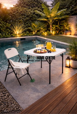 Table For Party Desk Folding Table Outdoor Table Folding Square Table, Portable Home Outdoor Dining Table, High-strength Thickened Folding Table, Waterproof, Anti-stain, Anti-shock 