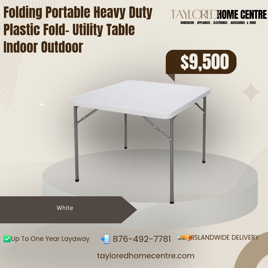Table For Party Desk Folding Table Outdoor Table Folding Square Table, Portable Home Outdoor Dining Table, High-strength Thickened Folding Table, Waterproof, Anti-stain, Anti-shock _6