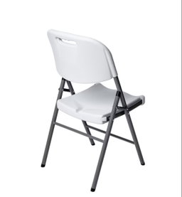 Outdoor folding chair - white