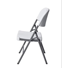 Outdoor folding chair - white