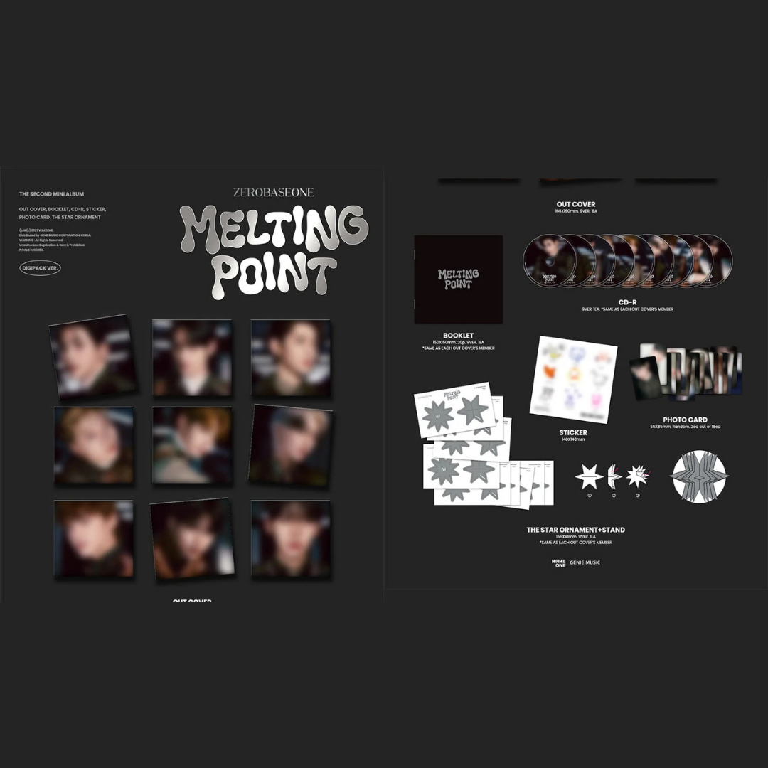 ZEROBASEONE - 2nd Mini Album MELTING POINT (Digipack)_1