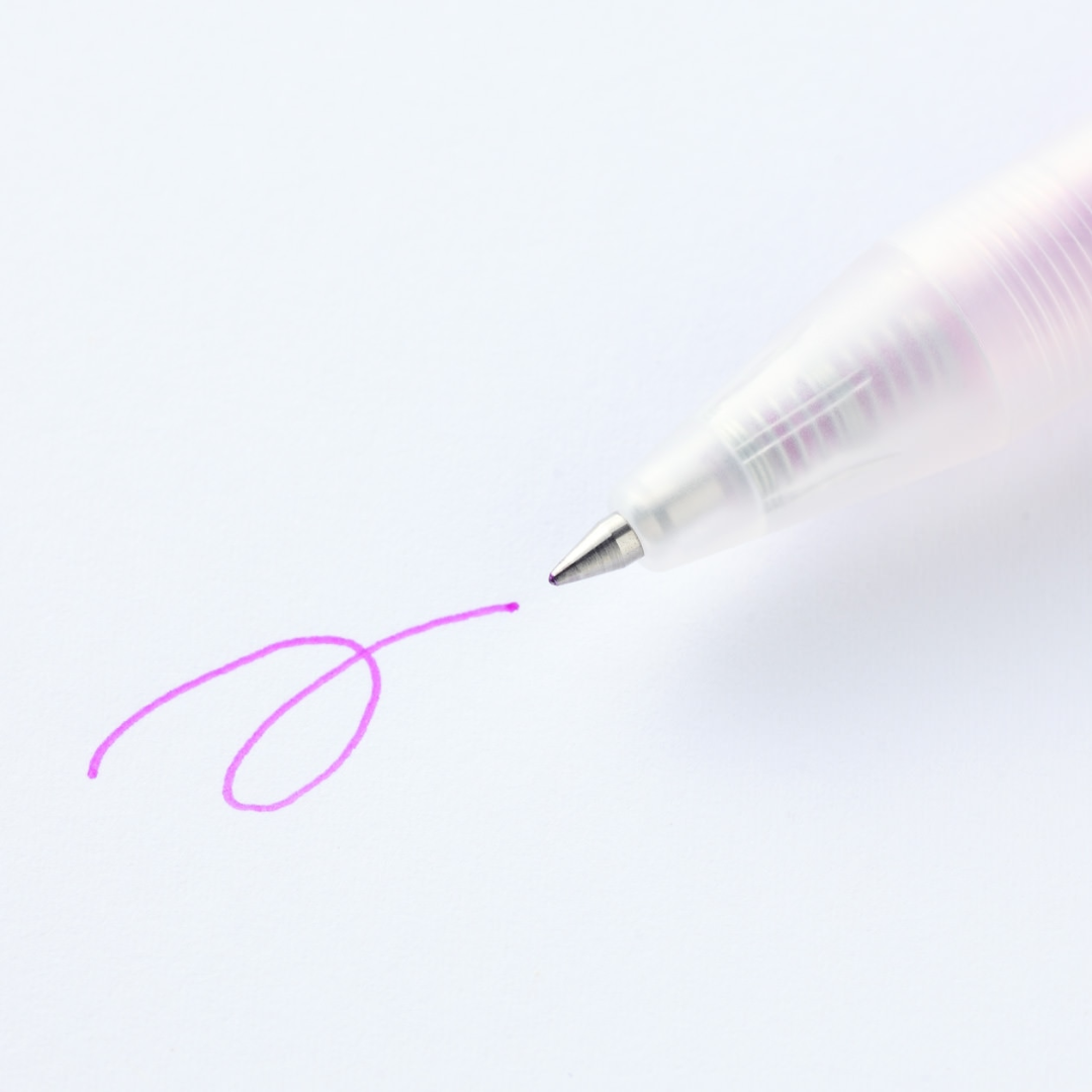 MUJI Smooth Gel Ink Ballpoint Pen Knock Type 0.5mm_5