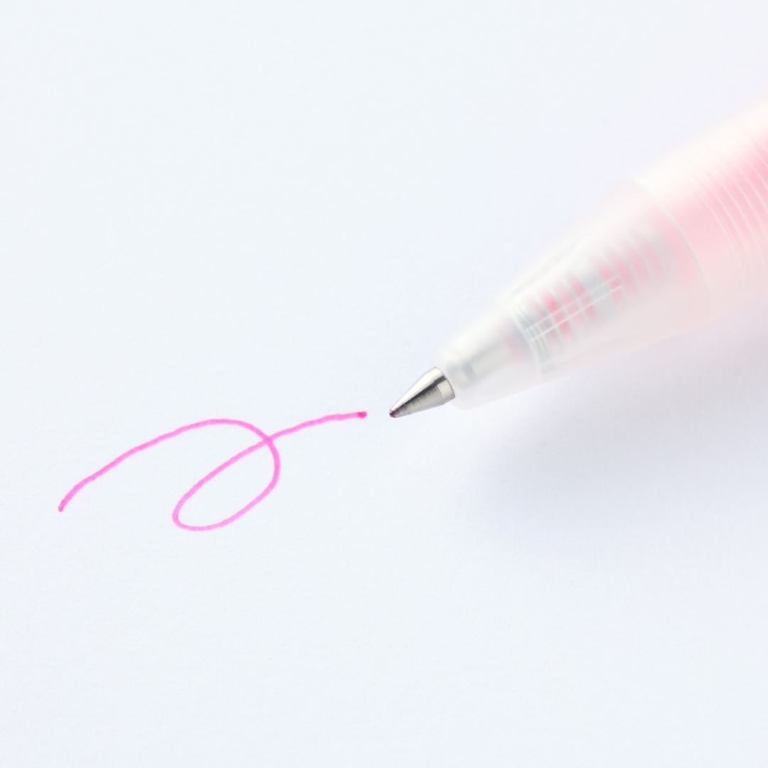 MUJI Smooth Gel Ink Ballpoint Pen Knock Type 0.5mm_4
