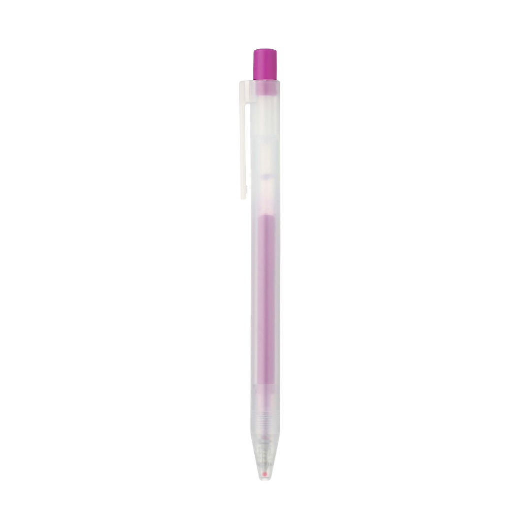 MUJI Smooth Gel Ink Ballpoint Pen Knock Type 0.5mm_18