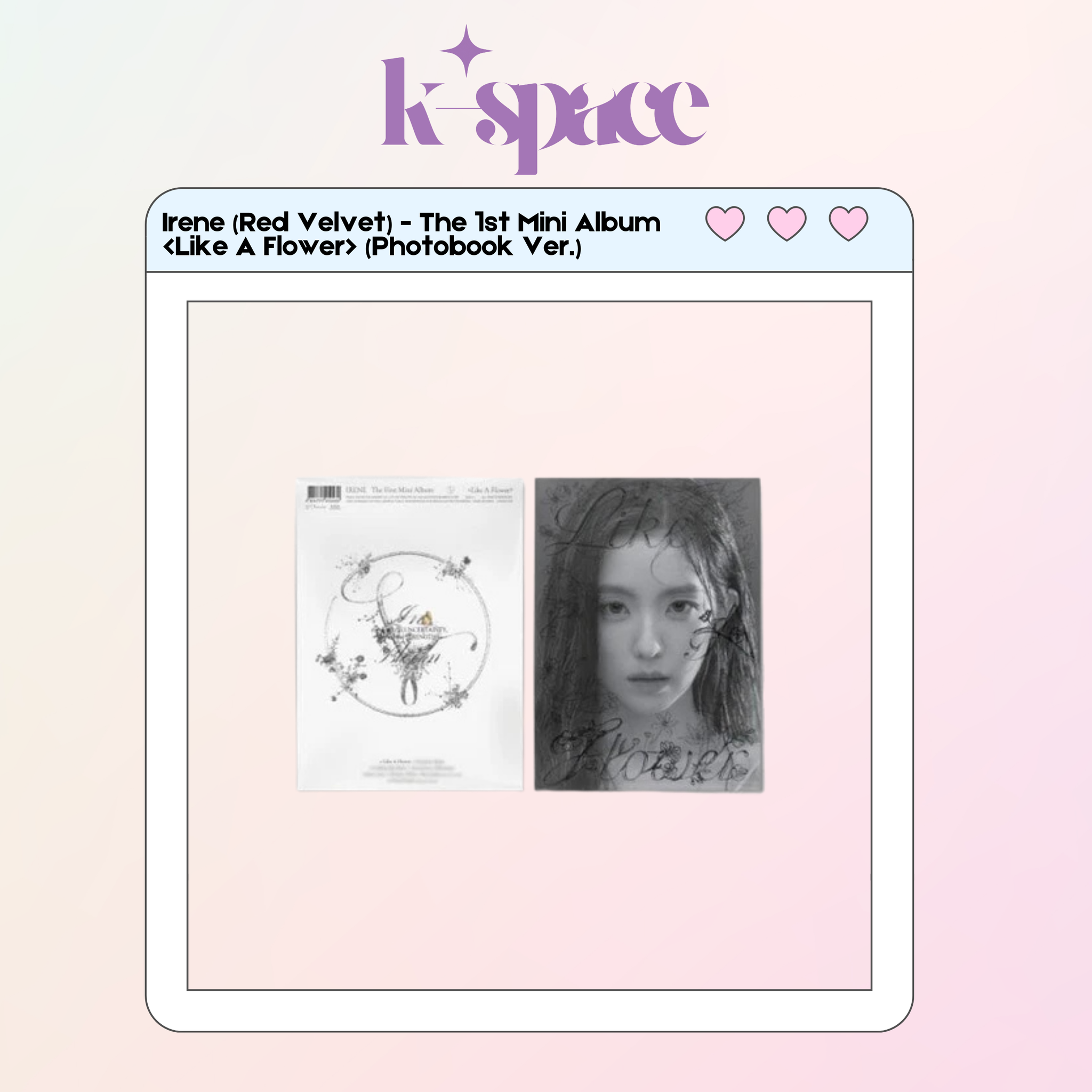 Irene (Red Velvet) - The 1st Mini Album  <Like A Flower> (Photobook Ver.)_0
