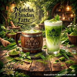 Matcha Pandan Latte