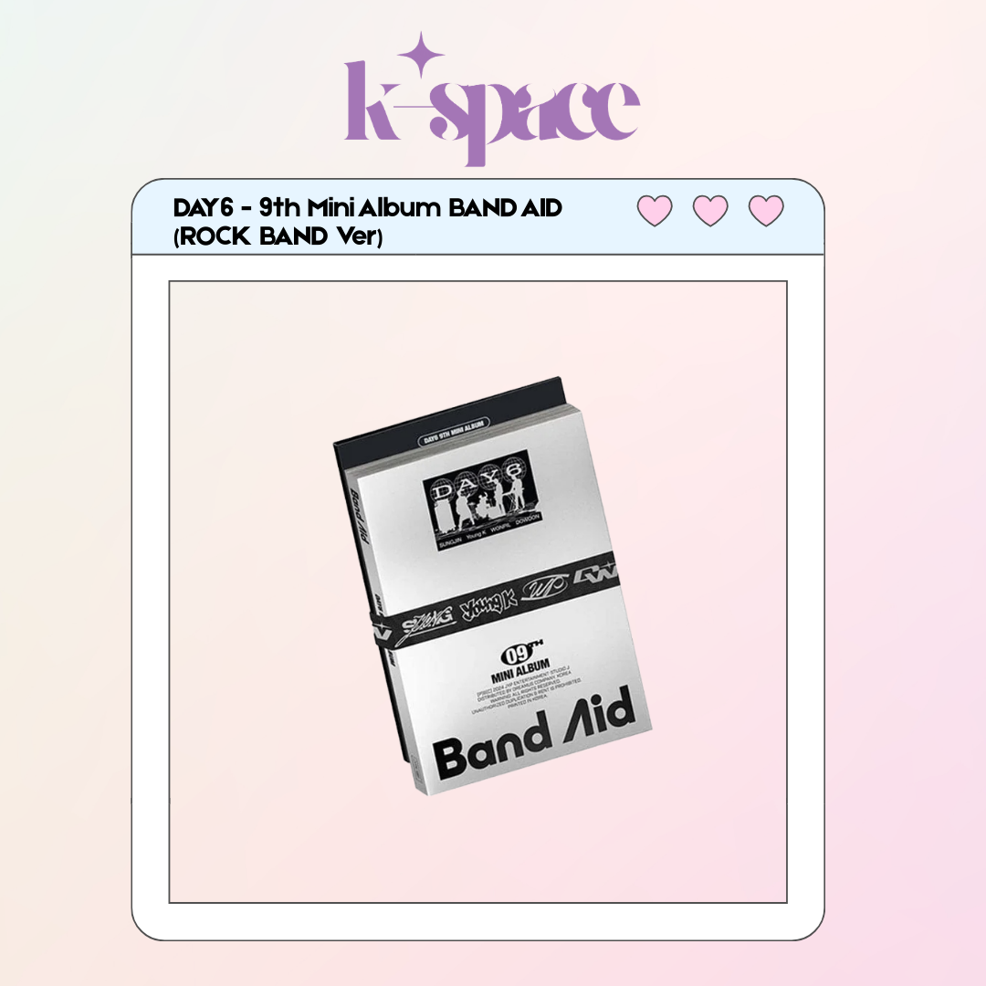 DAY6 - 9th Mini Album BAND AID (ROCK BAND Ver)
