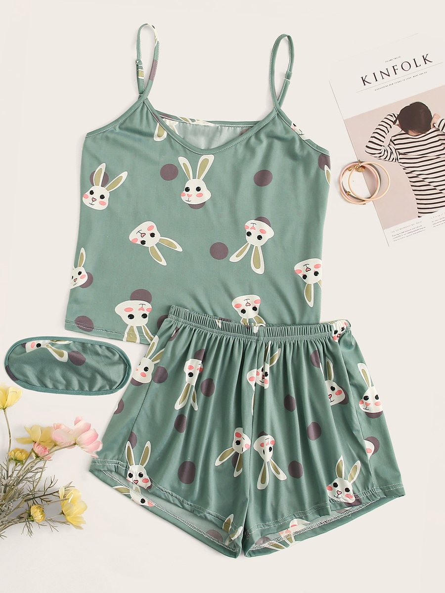 Rabbit Print Sleepwear Kit