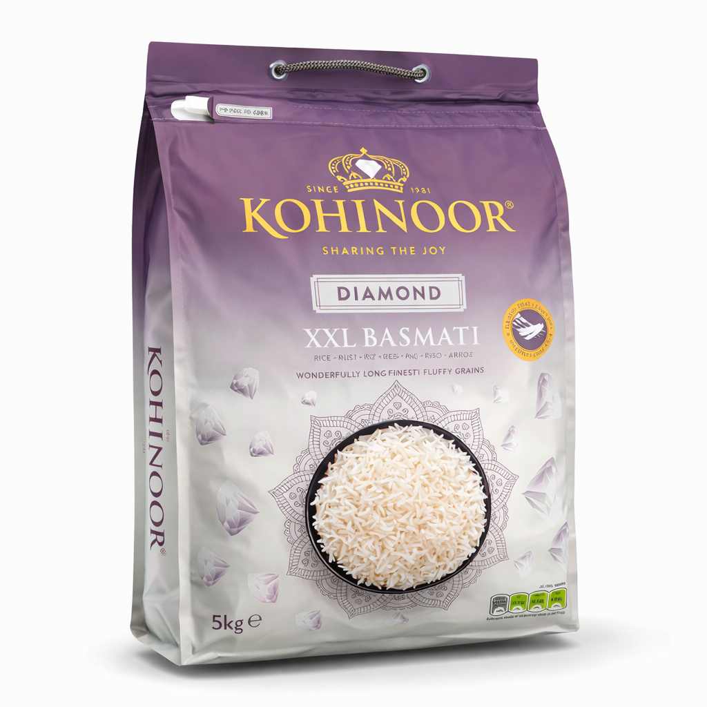 Kohinoor Diamond XXL basmati Rice 5kg_0