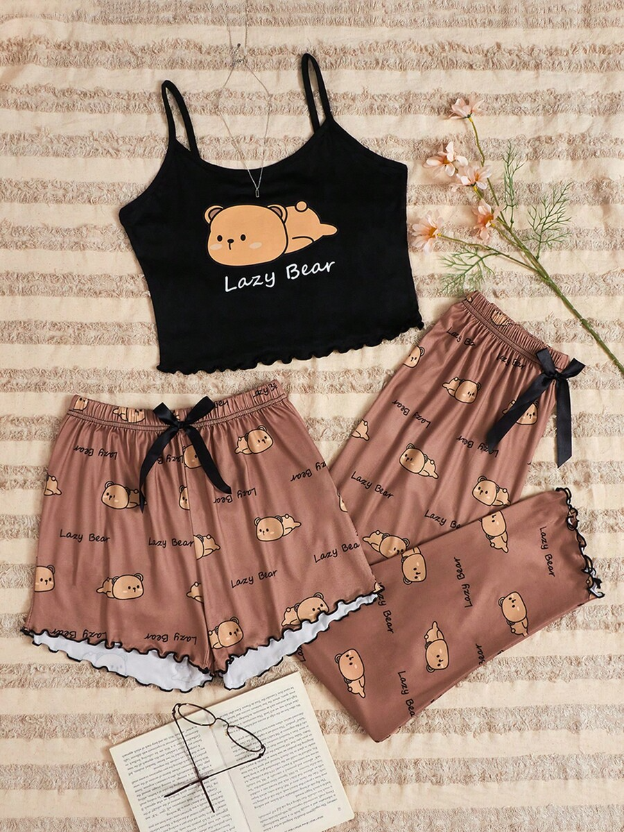 Lazy Bear Sleep Wear Set - Bundle Pack_0