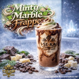Minty Marble Frappé