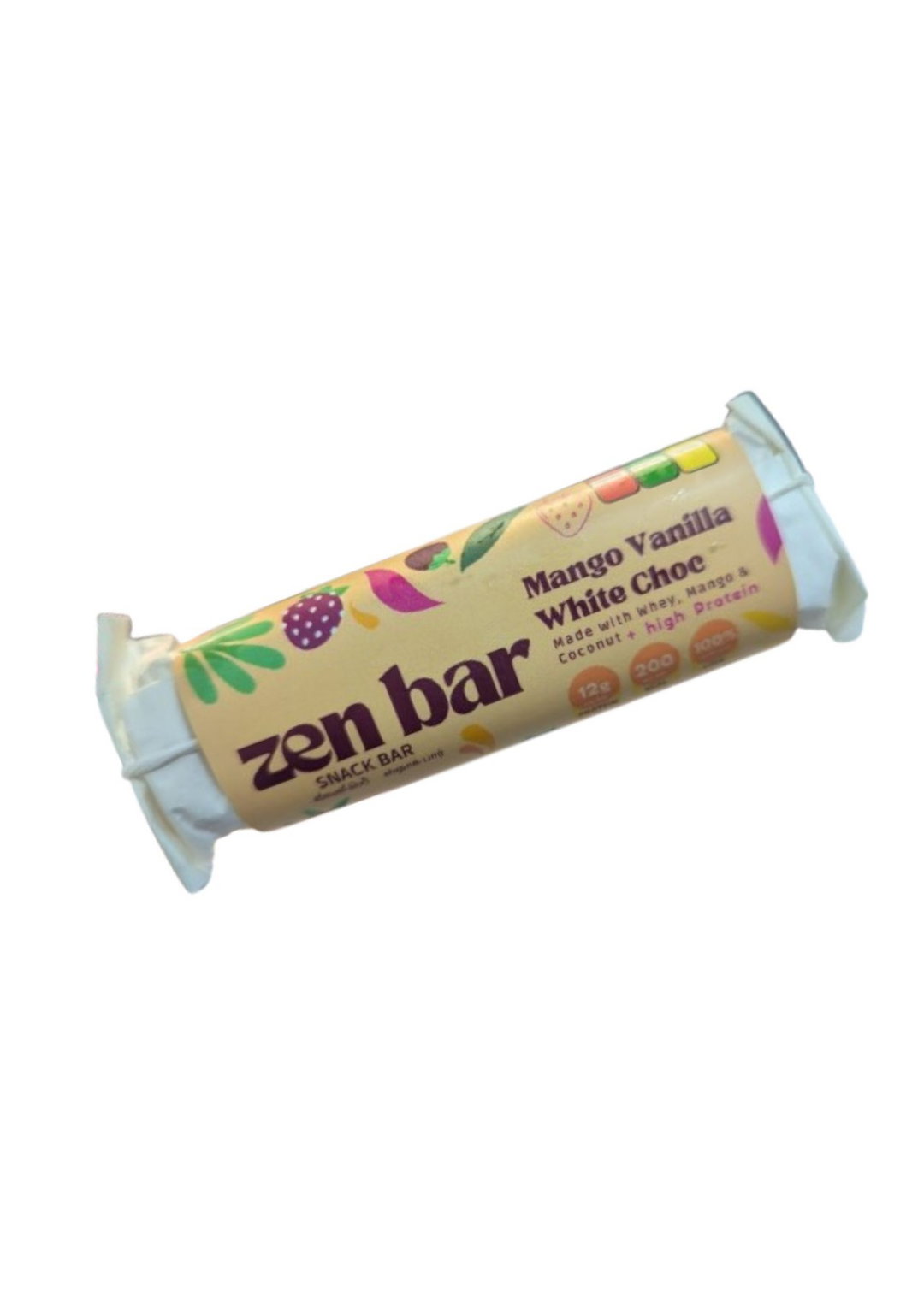 Zen Bar Mango Vanilla White Choc 55g