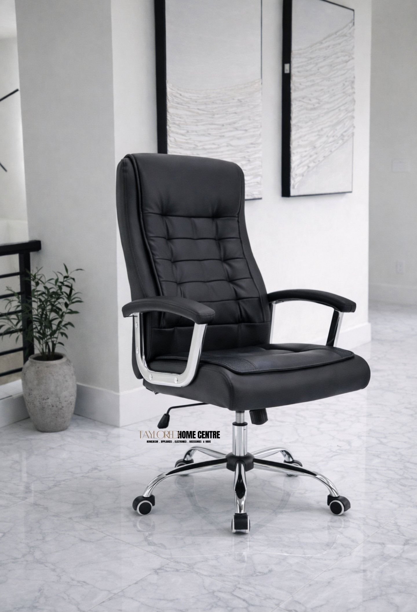  HIGH BACK OFFICE CHAIR  BLACK_0