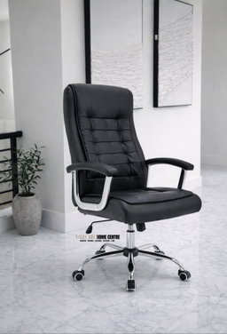  HIGH BACK OFFICE CHAIR  BLACK