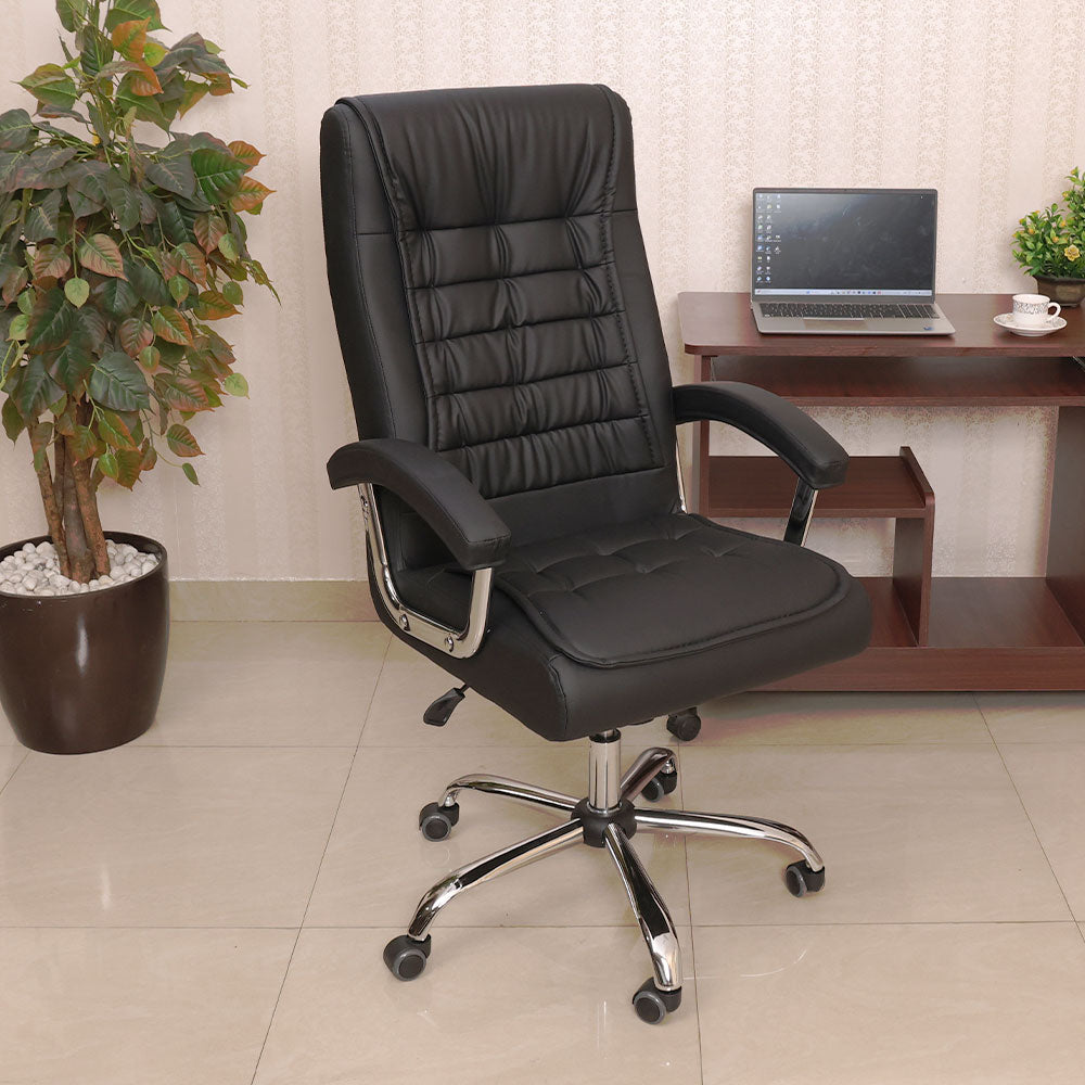  HIGH BACK OFFICE CHAIR  BLACK_1