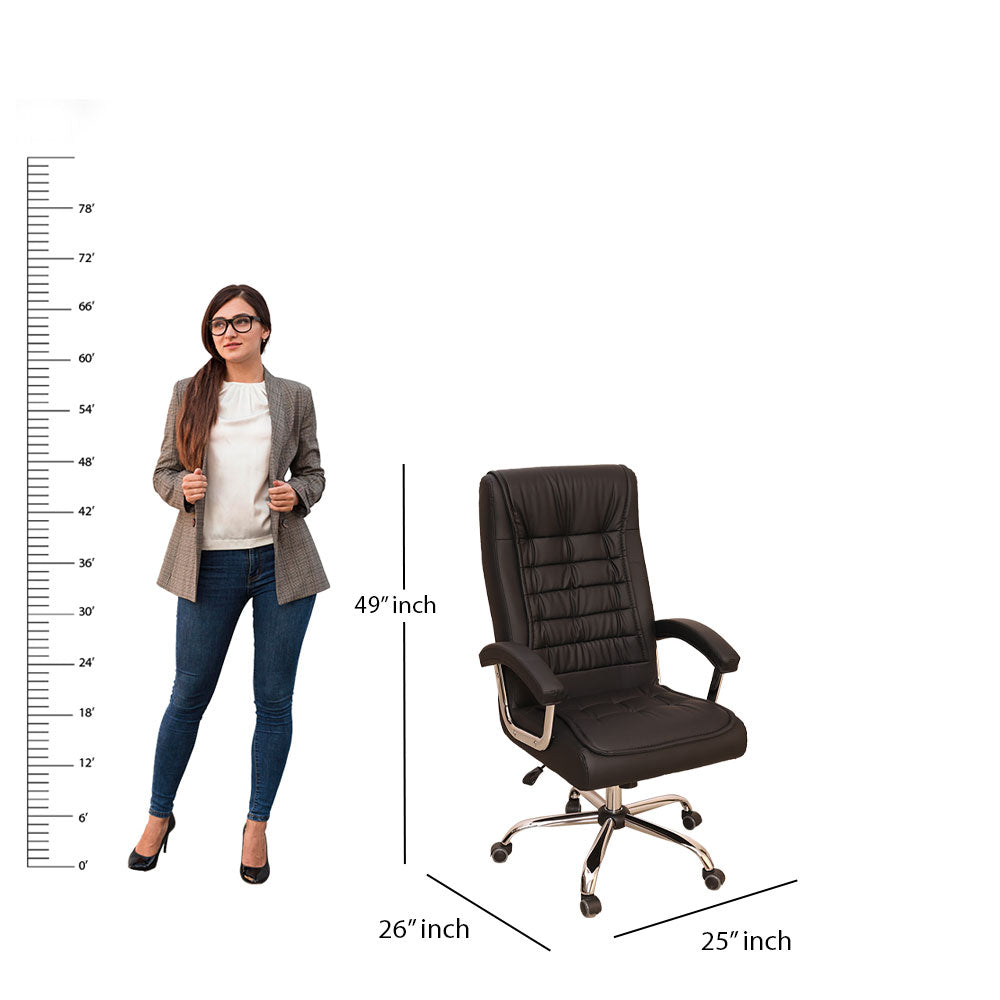  HIGH BACK OFFICE CHAIR  BLACK_6