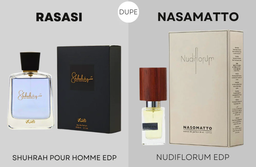 RASASI SHUHRAH POUR HOMME EDP 90ML (M) (DUPE NASAMATTO NUDIFLORUM EDP)