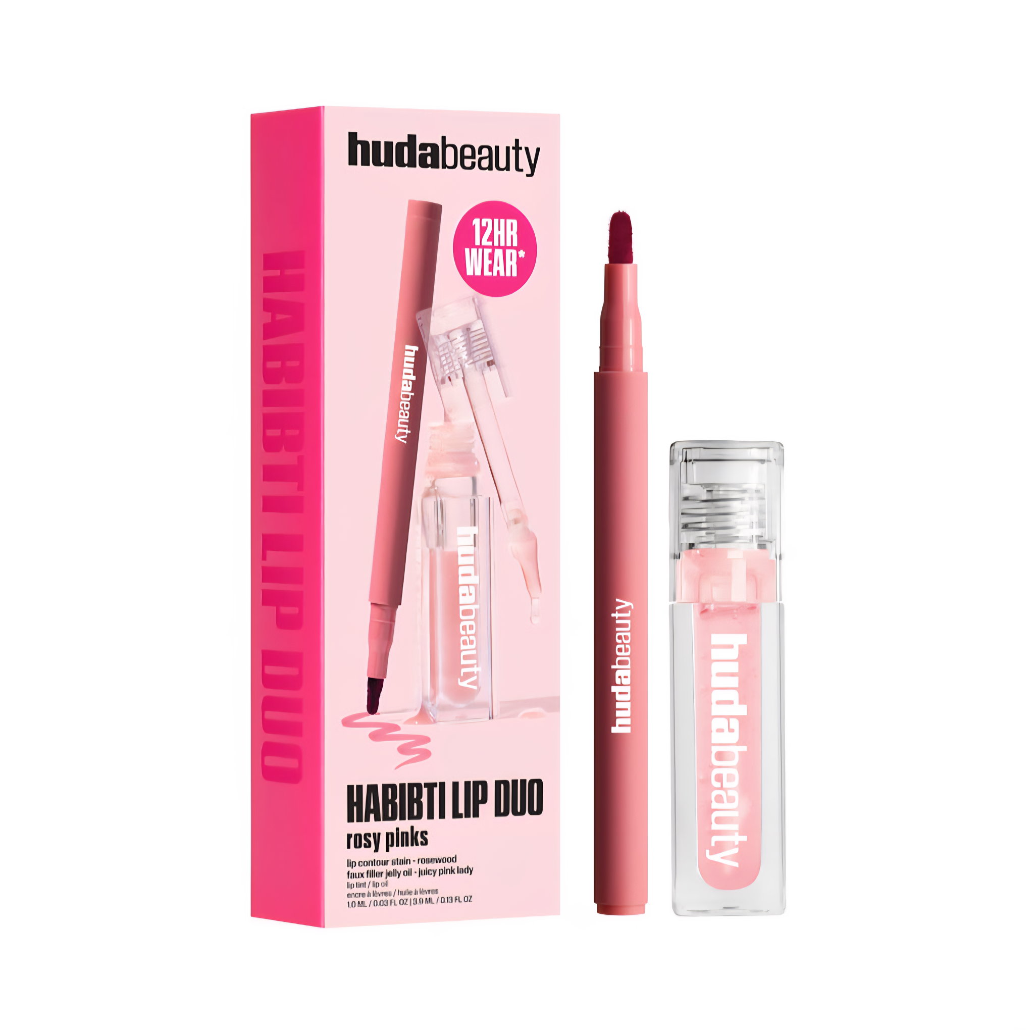 Huda Beauty - Habibti Rosy Pink Lip Duo_0