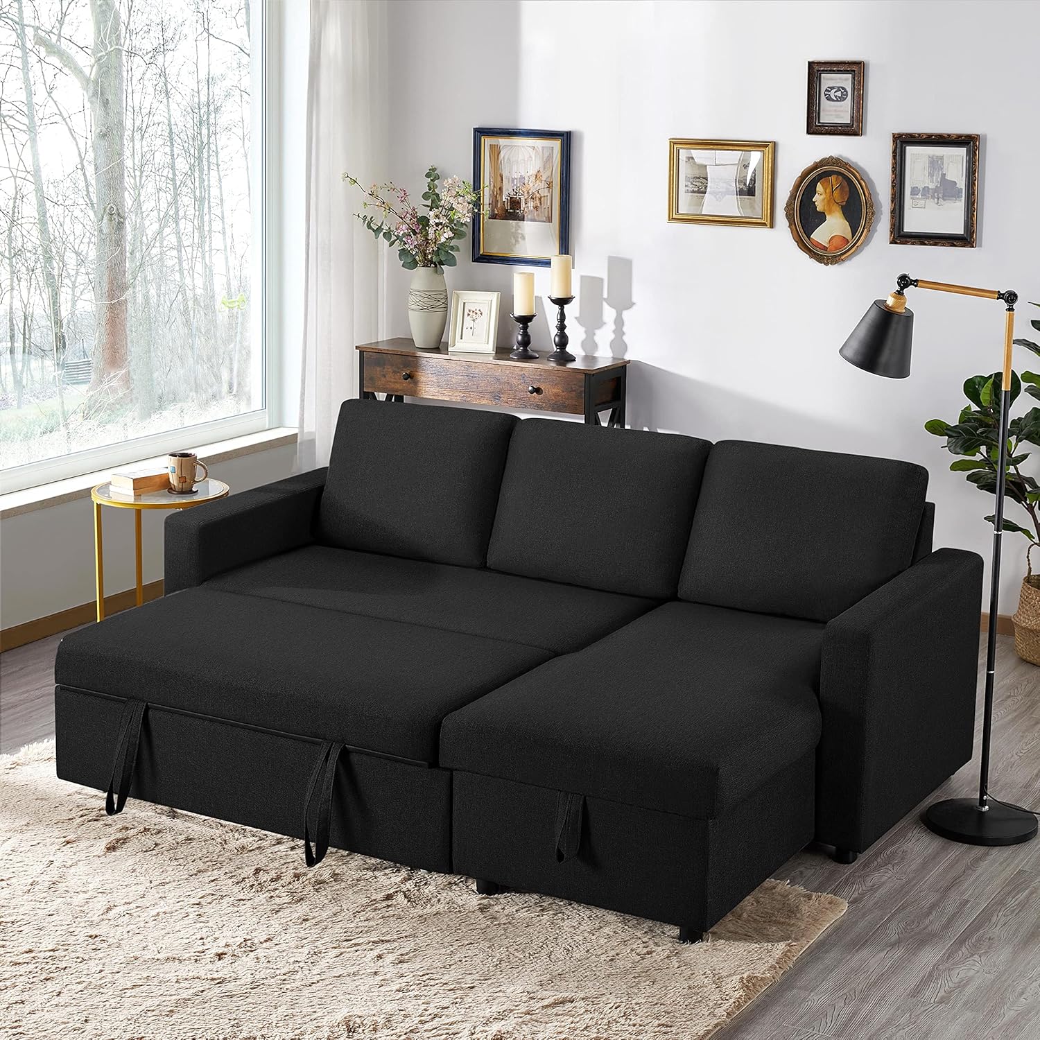 Nilkamal Shirley Lounger 2 Seater Fabric Upholstered Sofa in Choco Brown Color and Light Grey_9