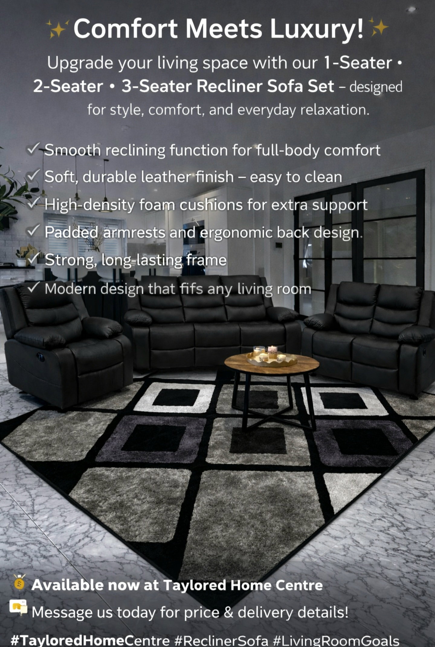  Katie Black Recliner Sofa Set_9