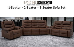  Katie Black Recliner Sofa Set