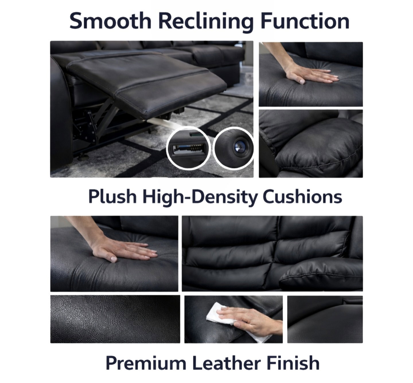  Katie Black Recliner Sofa Set_10