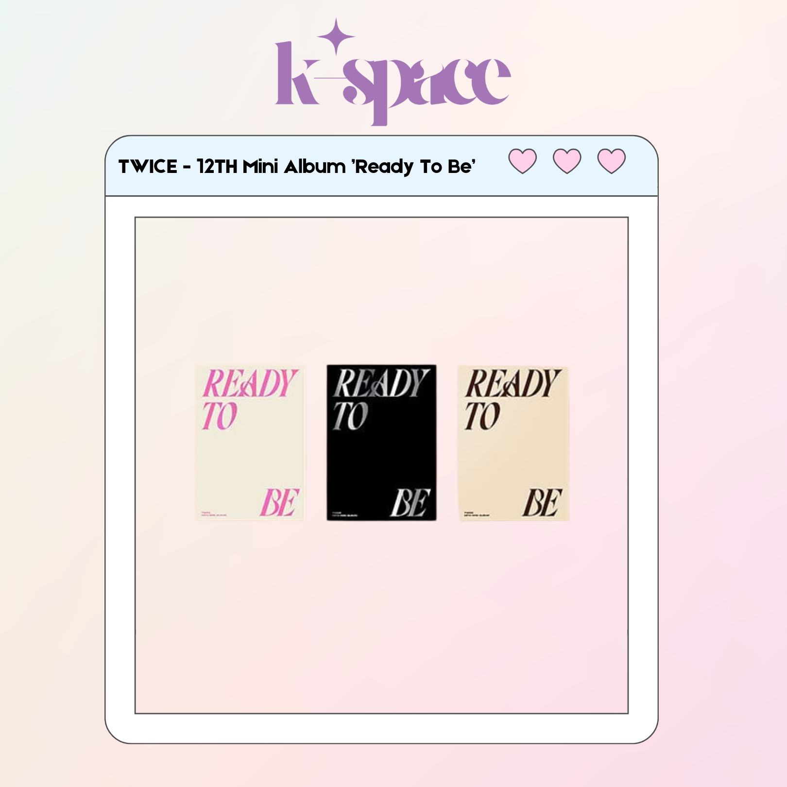 TWICE - 12TH Mini Album ’Ready To Be’_0