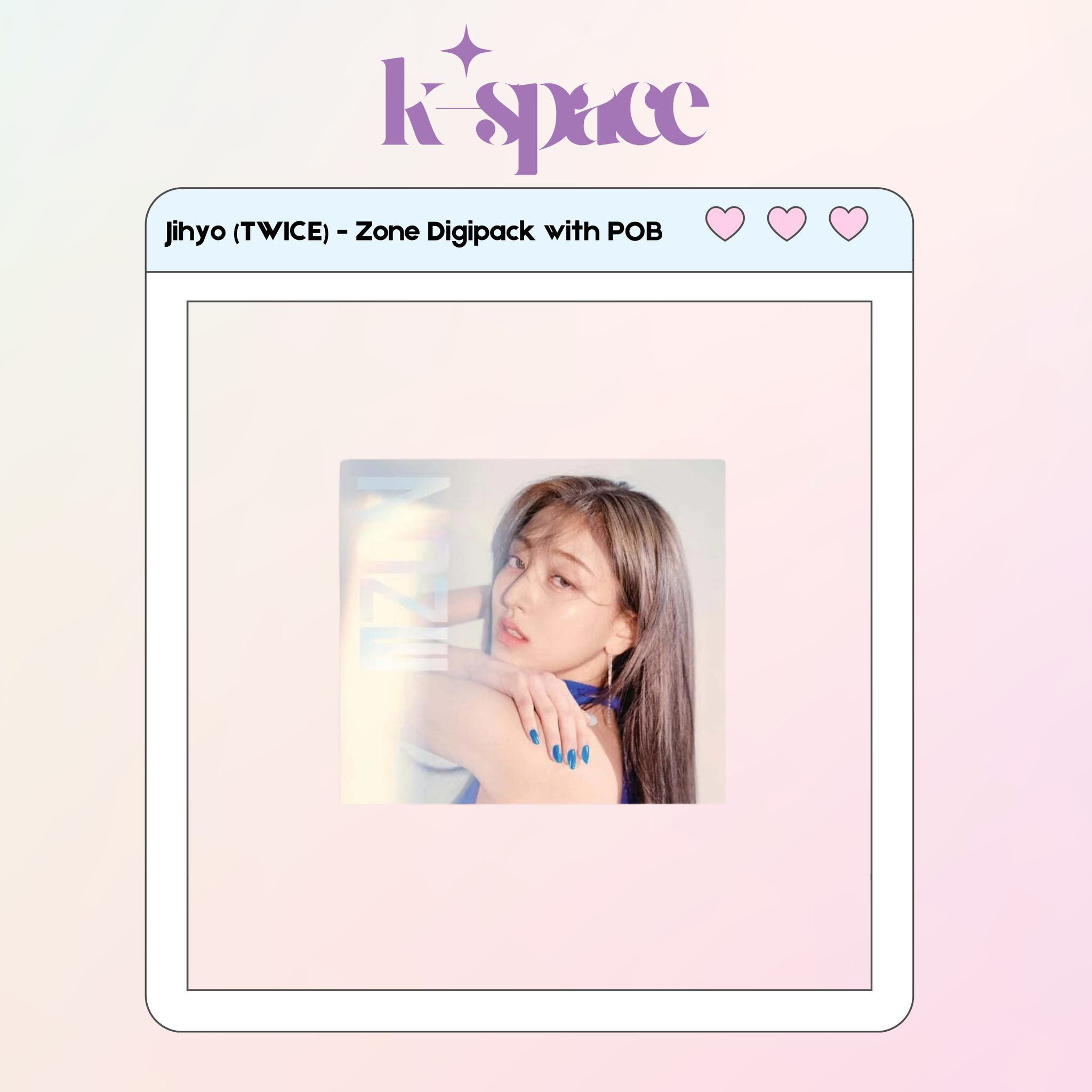 Jihyo (TWICE) - Zone Digipack with POB_0