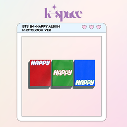 BTS JIN - HAPPY ALBUM  PHOTOBOOK VER