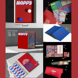 BTS JIN - HAPPY ALBUM  PHOTOBOOK VER