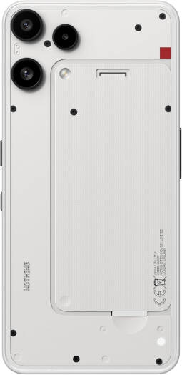 Nothing Phone (3a) Lite Mobile Phone, 6.77" 120Hz AMOLED Display, MediaTek Dimensity 7300 Pro 5G, 8GB RAM, 128GB ROM, Mali-G615 MC2 GPU, 5000mAh Battery, White