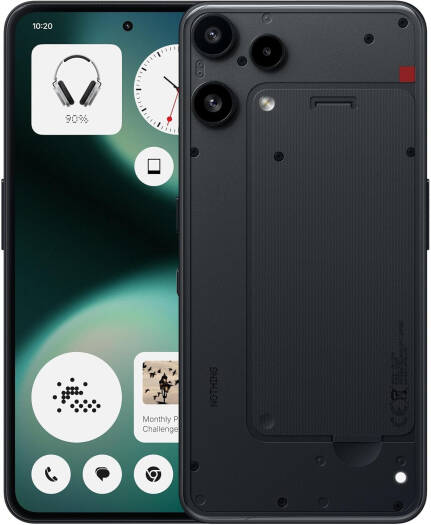 Nothing Phone (3a) Lite Mobile Phone, 6.77" 120Hz AMOLED Display, MediaTek Dimensity 7300 Pro 5G, 8GB RAM, 128GB ROM, Mali-G615 MC2 GPU, 5000mAh Battery, White_3