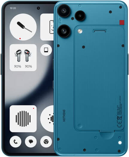Nothing Phone (3a) Lite Mobile Phone, 6.77" 120Hz AMOLED Display, MediaTek Dimensity 7300 Pro 5G, 8GB RAM, 128GB ROM, Mali-G615 MC2 GPU, 5000mAh Battery, White_4