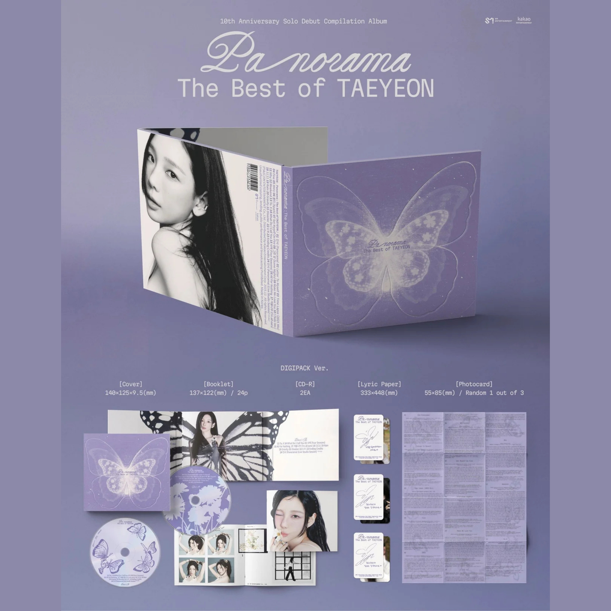 TAEYEON (SNSD) - Panorama : The Best Of TAEYEON (Digipack Ver.)_1