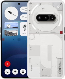Nothing Phone (3a) 5G Mobile Phone, 6.77" FHD+ Flexible AMOLED Display, Snapdragon 7s Gen 3 Chipset, 8GB RAM, 128GB ROM, Adreno 710 GPU, Nothing OS 3.1