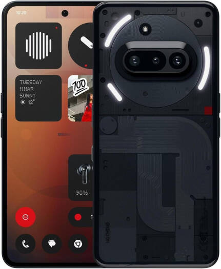 Nothing Phone (3a) 5G Mobile Phone, 6.77" FHD+ Flexible AMOLED Display, Snapdragon 7s Gen 3 Chipset, 8GB RAM, 128GB ROM, Adreno 710 GPU, Nothing OS 3.1_3