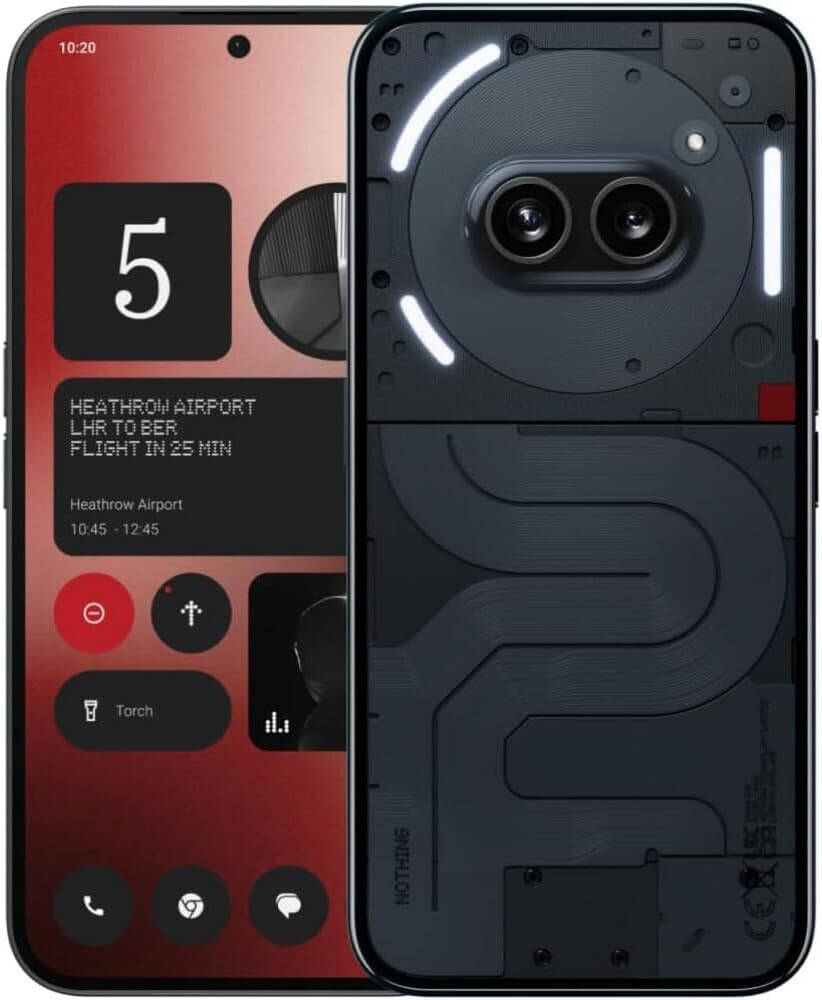 Nothing 2A Mobile Phone, 6.7" Flexible AMOLED Display, Mediatek Dimensity 7200Pro, 12GB RAM, 256GB Storage, 50MP Dual Camera, 5G Dual SIM, 5000mAh Battery_5