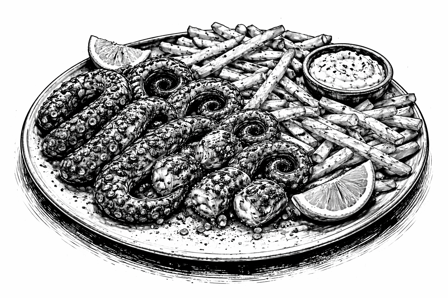 Grilled or Fried Octopus_0