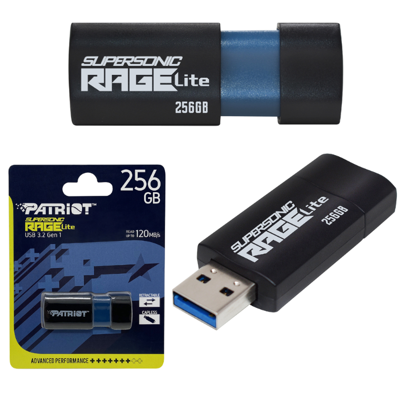 Patriot Rage Lite USB3.2 Flash Drive – Black_0