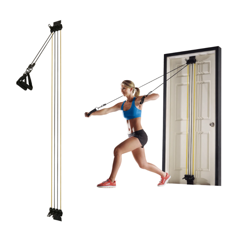 Volkano Active Doorway Gym - Black/Yellow