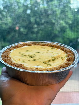 Couple-sized Frozen Custard Key Lime Pie