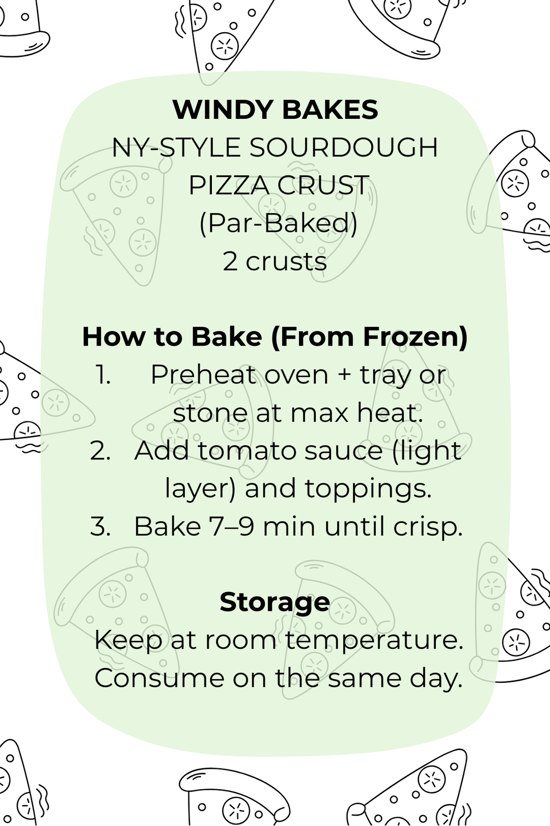 Par-Baked Sourdough Pizza Crusts (Pack of 2)